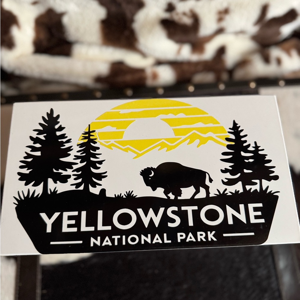 Yellowstone National Park White Kobalt Mini Tool Box